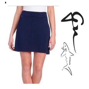 Greg Norman Womens Navy Blue Golf Skort Comfort Control Panel Size XS